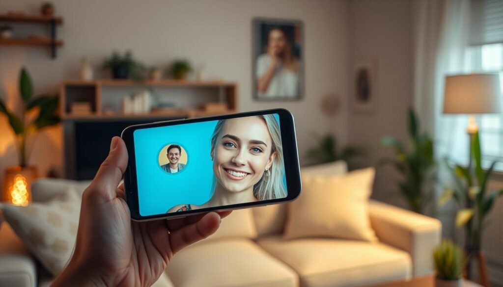 Smartphone video call