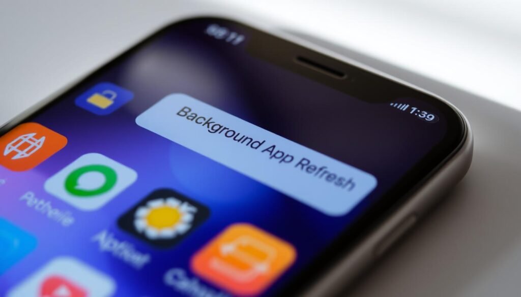 background app refresh ios
