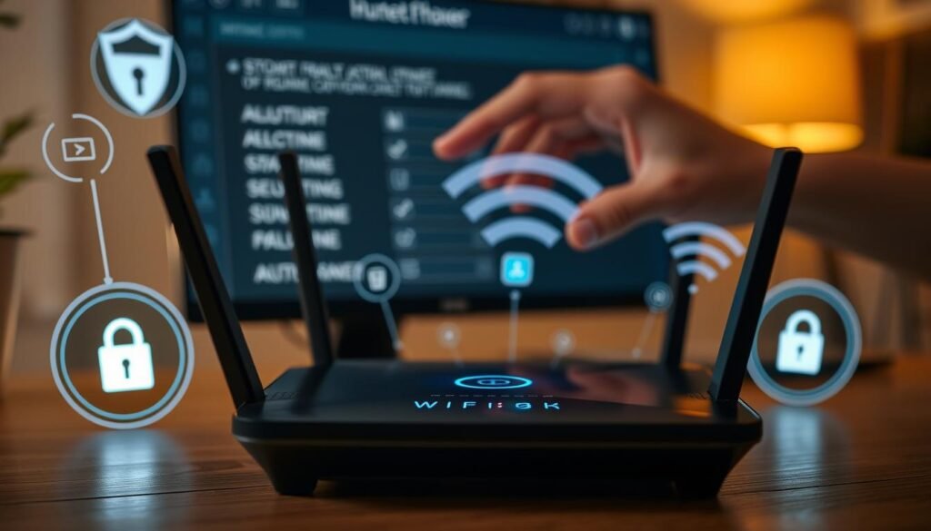 change router default settings