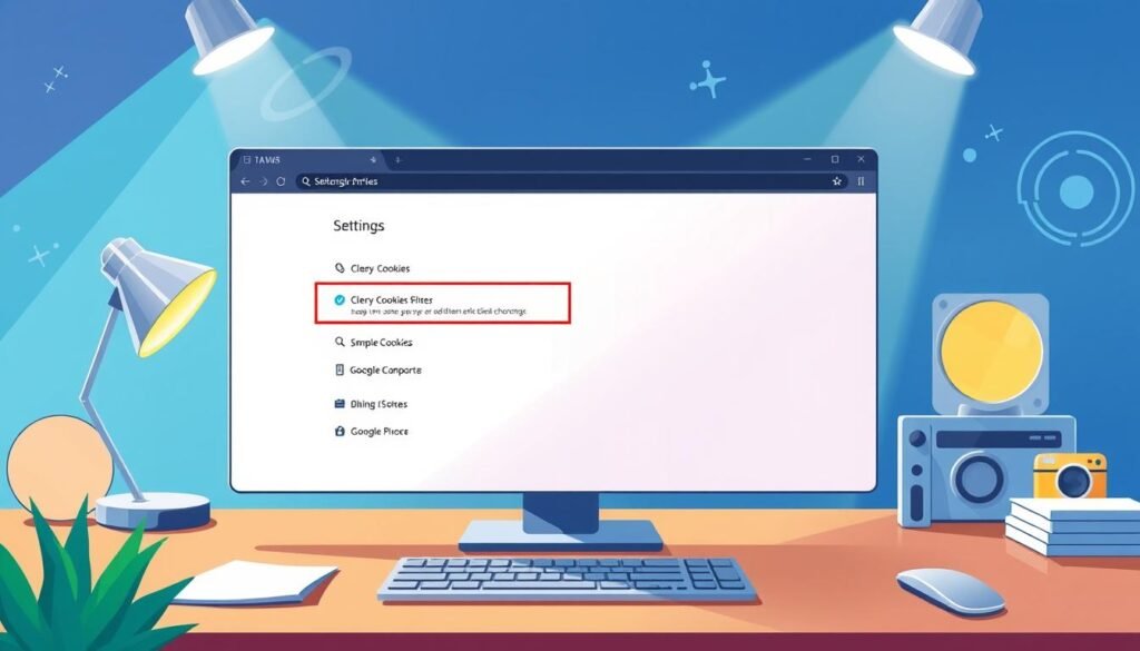 clear cookies in Chrome