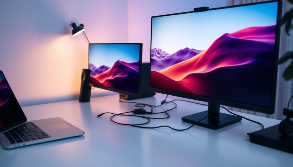 connecting the second monitor