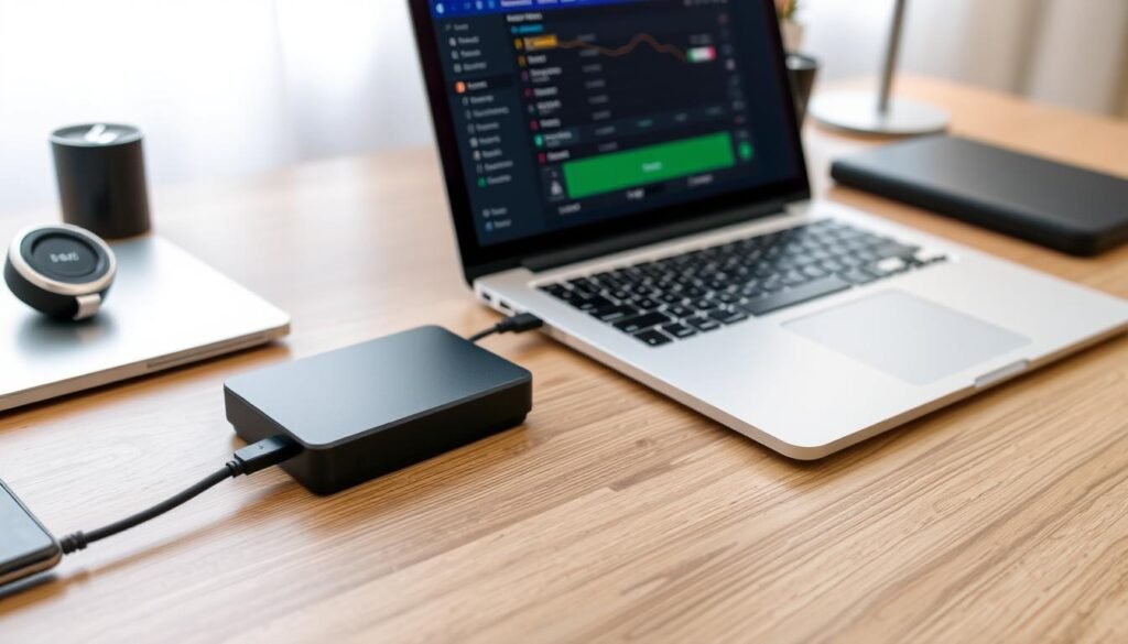 external hard drive installation