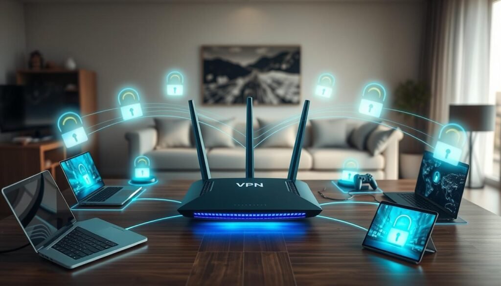 how a VPN router works