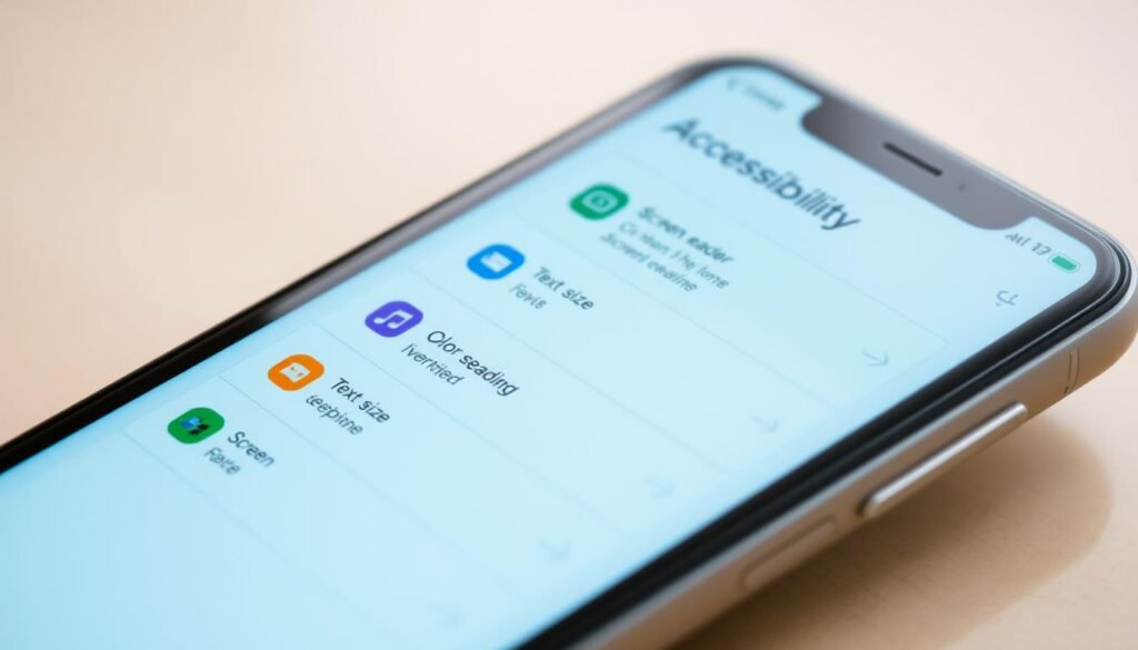 smartphone accessibility settings