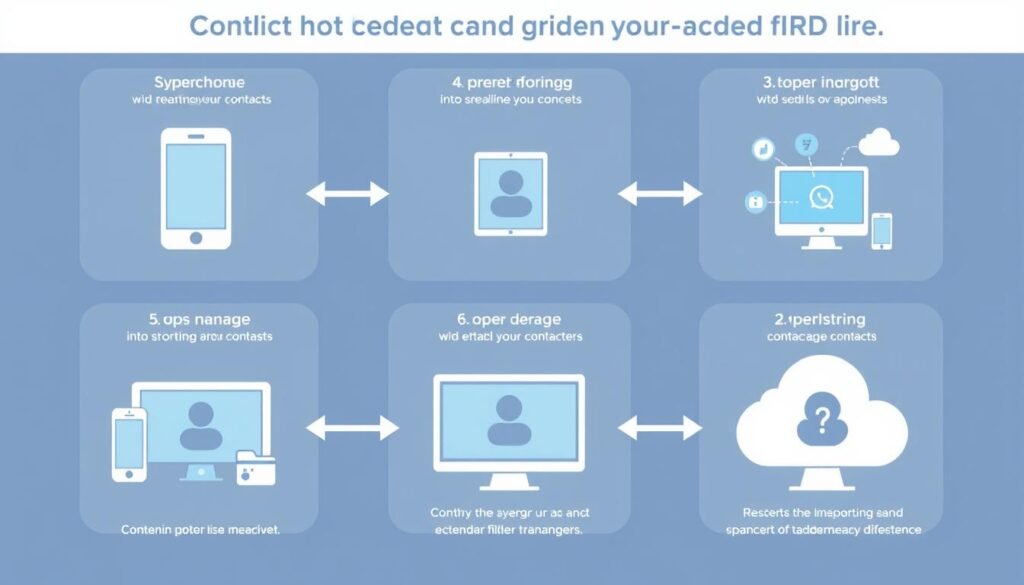 steps to synchronize contacts