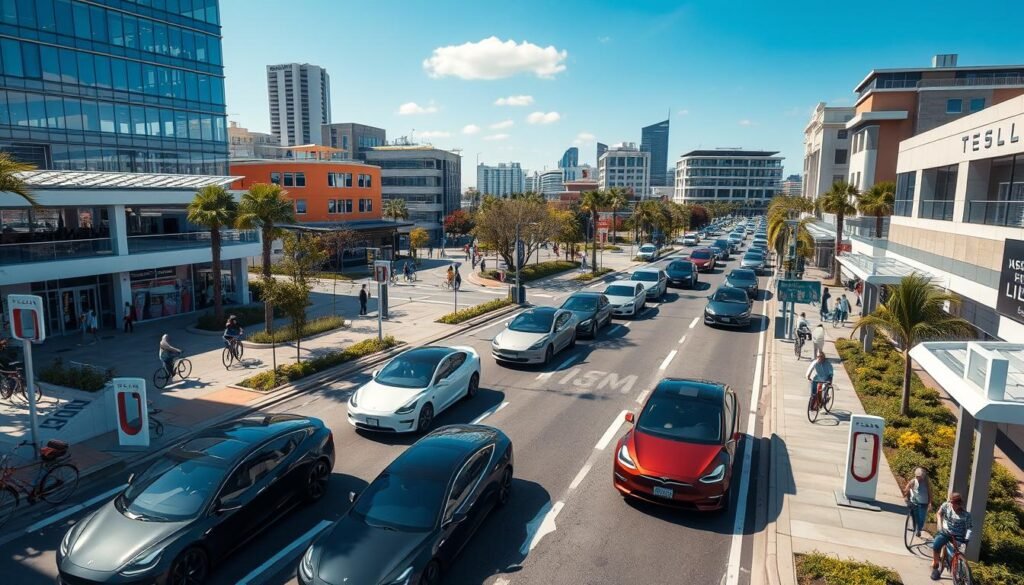 tesla's impact on cities