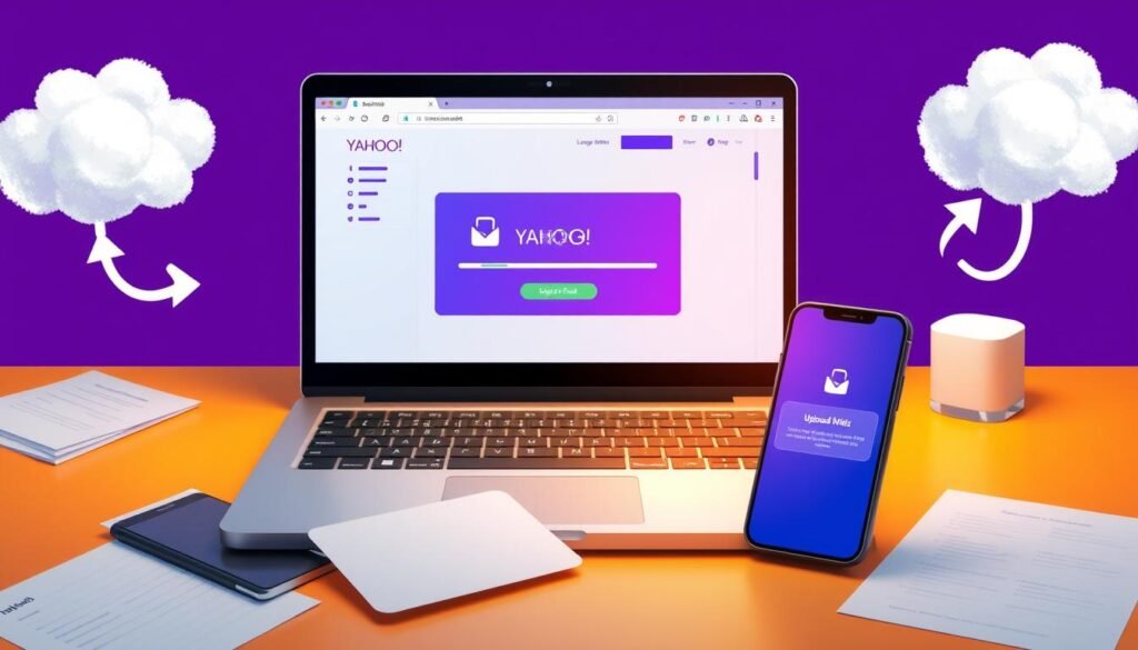 yahoo mail file sharing