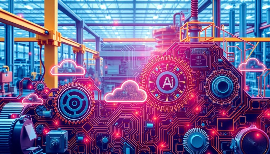 AI components in predictive maintenance